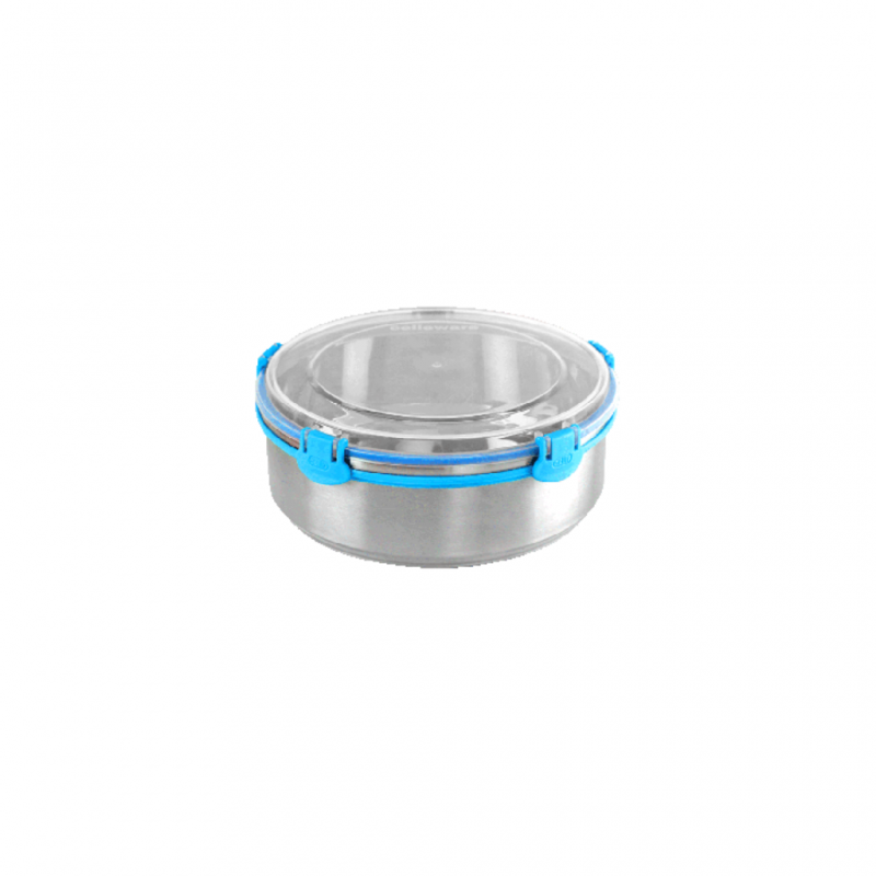 Cello Max CEL071 Fresh Estella Blue 1300ml S/Steel Food Container Cello Max CEL071 Fresh Estella Blue 1300ml S/Steel Food Container