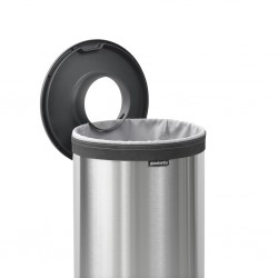 Brabantia 103469 35L Matt Steel Laundry Bin Plastic Lid 10YW "O"