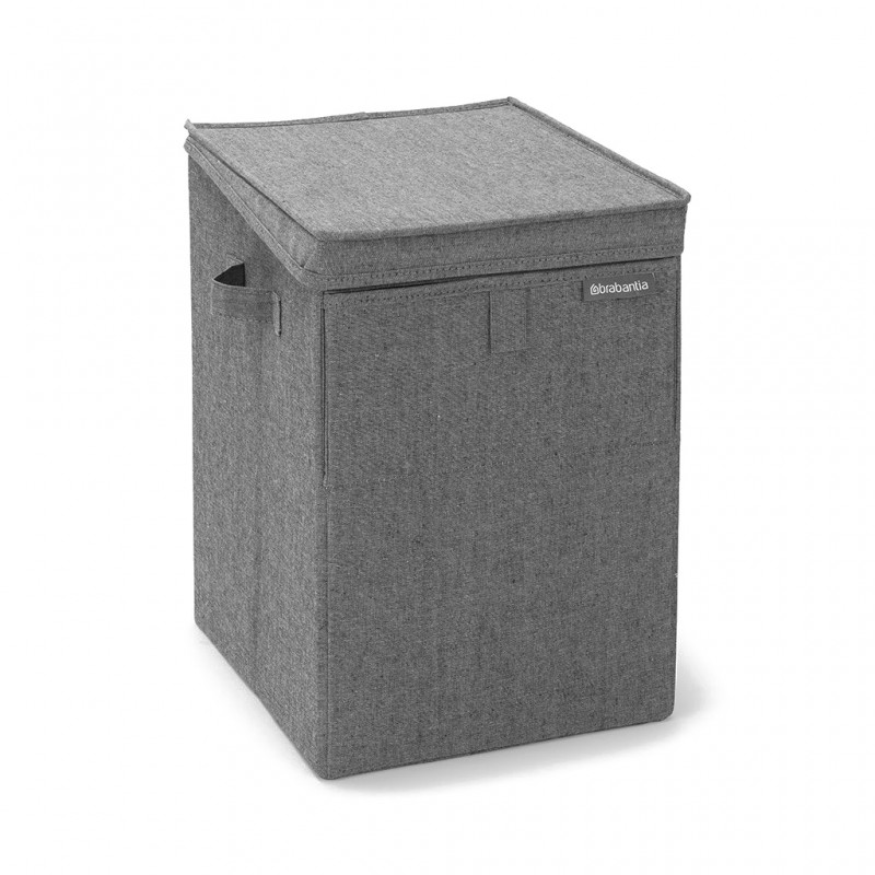 Brabantia 120442 35L Pepper Black Stackable Laundry Box 2YW "O" Brabantia 120442 35L Pepper Black Stackable Laundry Box 2YW "O"