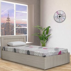 Melody Bed 107x190 cm MDF Oak