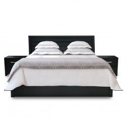 Angel Bedroom Set 180x200cm Black Matte Color