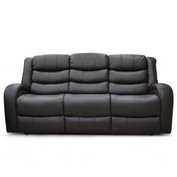 Veneto Sofa 3+2 Brown Leather Gel