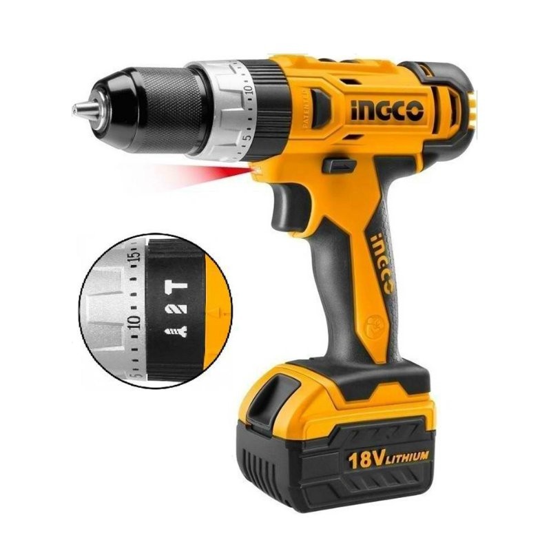 Ingco CIDLI228180 LI ON Cordless Impact Drill