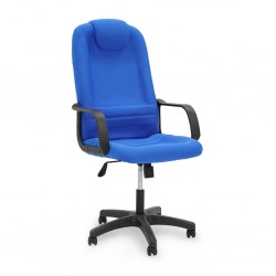 Elis High Back Fabric Office Chair Blue Color