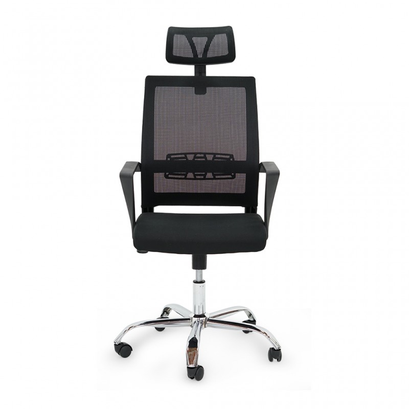 Cyrus High Back Office Chair Full Black Color