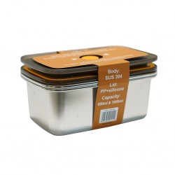 Concetto CCB-02 600ml & 1000ml S/Steel Container