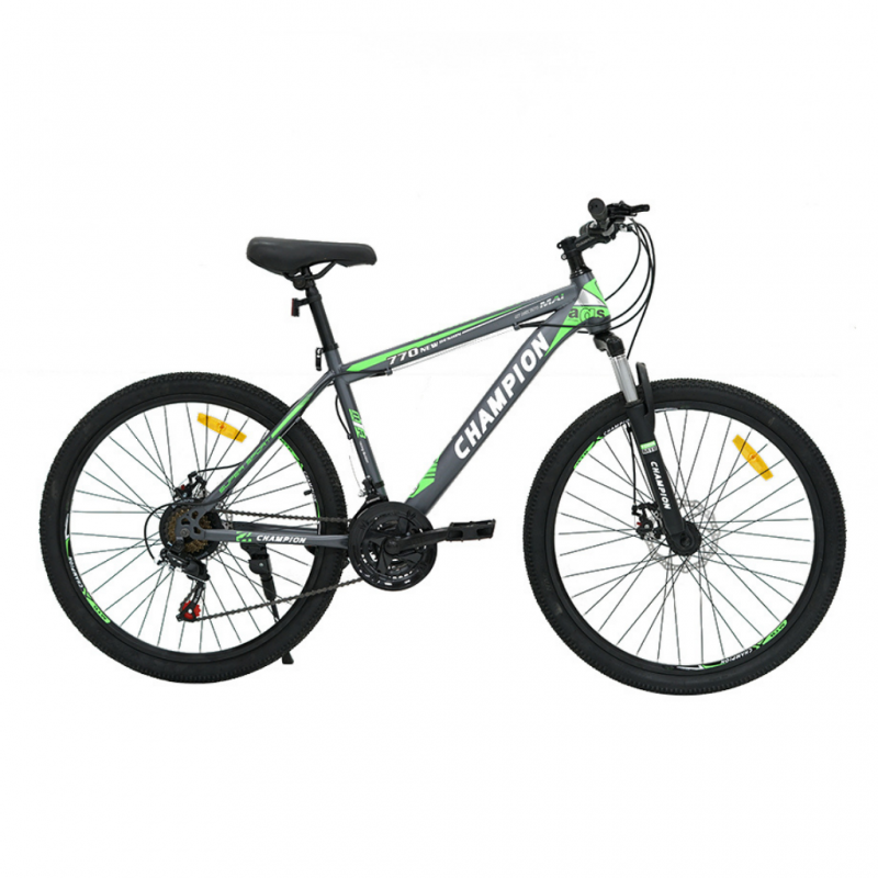 Champion YM770 26" Grey/Green MTB Bike