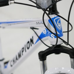 Champion YM770 26" White/Blue MTB Bike