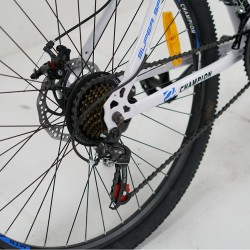 Champion YM770 26" White/Blue MTB Bike