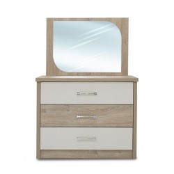 Portobello Dressing Table Beige & Oak