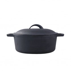 Wonderchef WON516 Forza Cast Iron 25cm Casserole Pre-seasoned