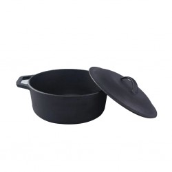 Wonderchef WON516 Forza Cast Iron 25cm Casserole Pre-seasoned