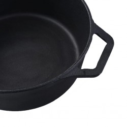 Wonderchef WON516 Forza Cast Iron 25cm Casserole Pre-seasoned