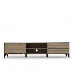 Drusilla TV Stand Walnut / New Burly Wood