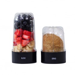 Wonderchef WON524 Nutri Bolt 600W Black 2 Jars Blender