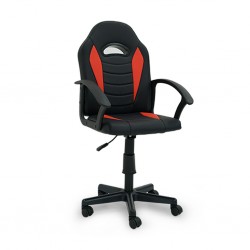 Krosno Low Back Office Chair Red+Black Color AODL07