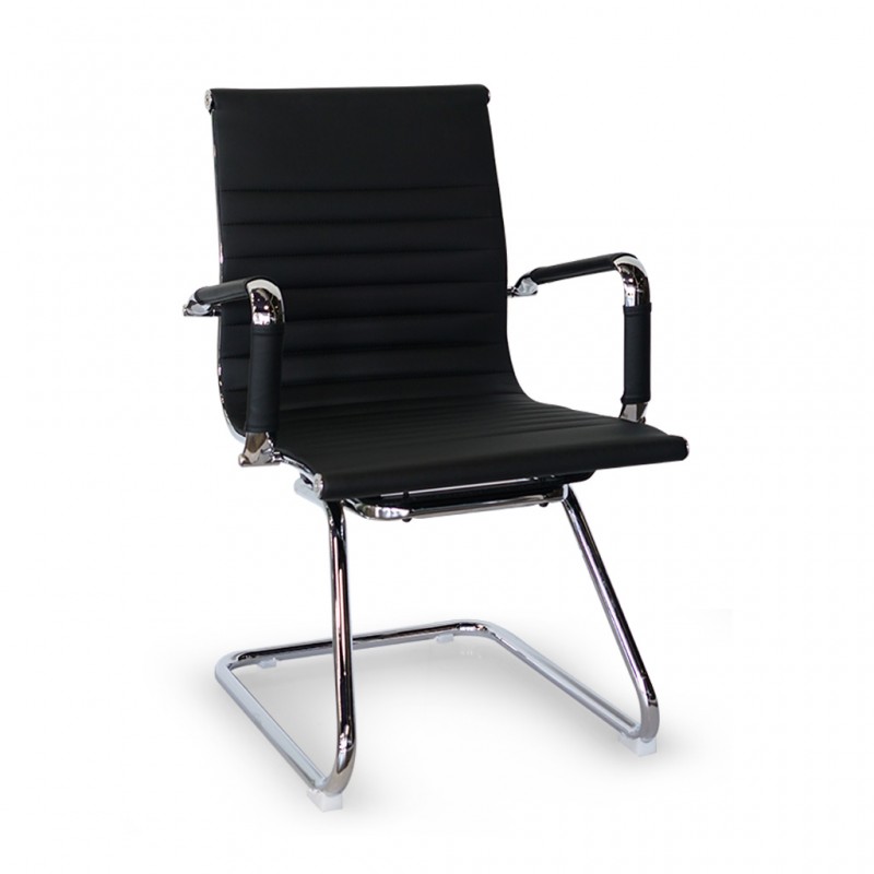 Amarillo Visitor Chair Black Color 985D-2 Amarillo Visitor Chair Black Color 985D-2