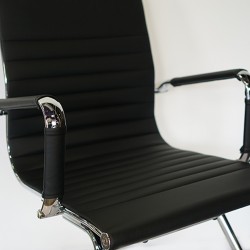 Amarillo Visitor Chair Black Color 985D-2