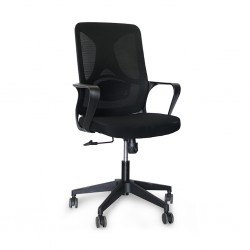 Emmie Low Back Office Chair Black Color