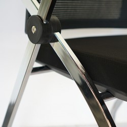 Aven Visitor Chair Full Black Color