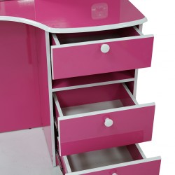Hera Dressing Table Particle Board Pink Color