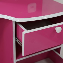 Hera Dressing Table Particle Board Pink Color