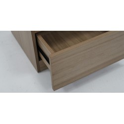 Alessia Bedroom Set 180x200 cm Walnut Color