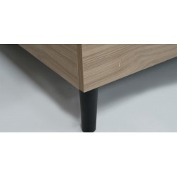 Alessia Bedroom Set 180x200 cm Walnut Color
