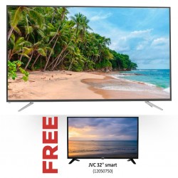JVC LT-75N775M 75" UHD DVB-T2 SMART TV & Free JVC LT-32N750 32'' HD DVB-T2 Smart TV