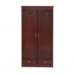 Denver Wardrobe 2 Doors MDF Sapele