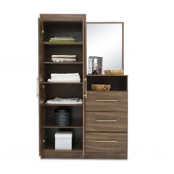 Viena Wardrobe 2 Drs+Dresser+Mirror Particle Board