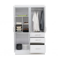 Tamis Wardrobe 4 Doors White PB