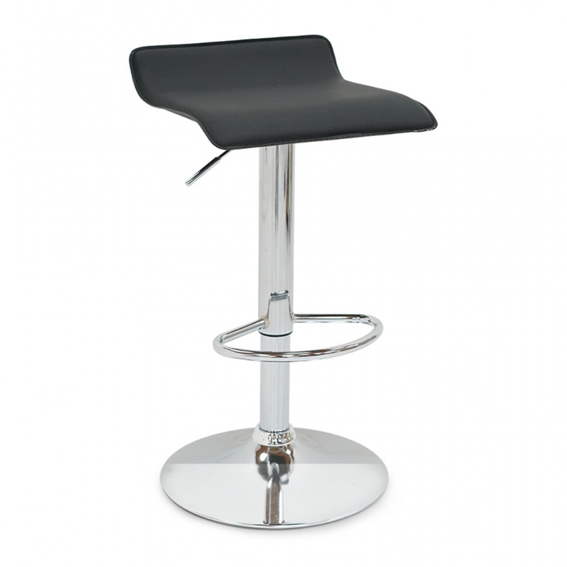 Avigon Bar Stool Hard PVC Black Color