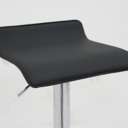 Avigon Bar Stool hard PVC Black Color