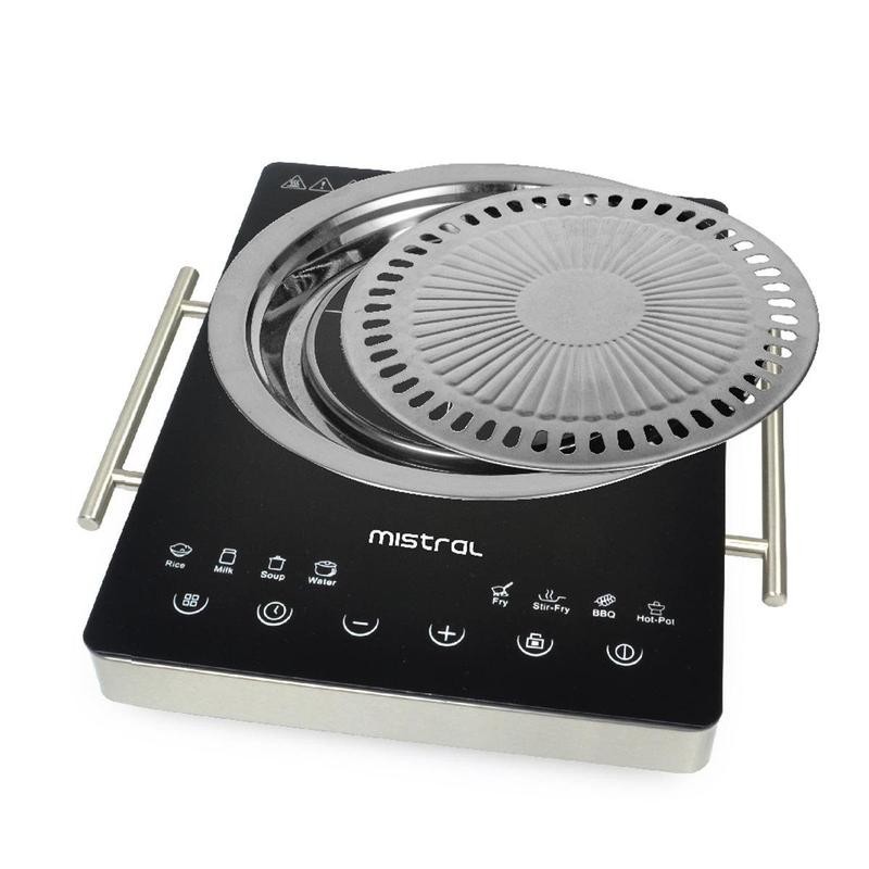Mistral MCC317 Slim Black Ceramic Cooker With Free Grill & BBQ Tray Mistral MCC317 Slim Black Ceramic Cooker With Free Grill & BBQ Tray