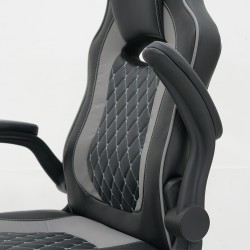 Rygar Gaming Chair Black /Grey Class 4 Gas Lift
