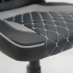 Rygar Gaming Chair Black /Grey Class 4 Gas Lift