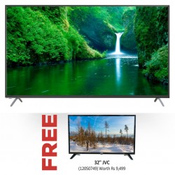 JVC LT-70N7105M 70" UHD DVB-T2 SMART TV & Free JVC LT-32N355 32'' HD DVB-T2 TV
