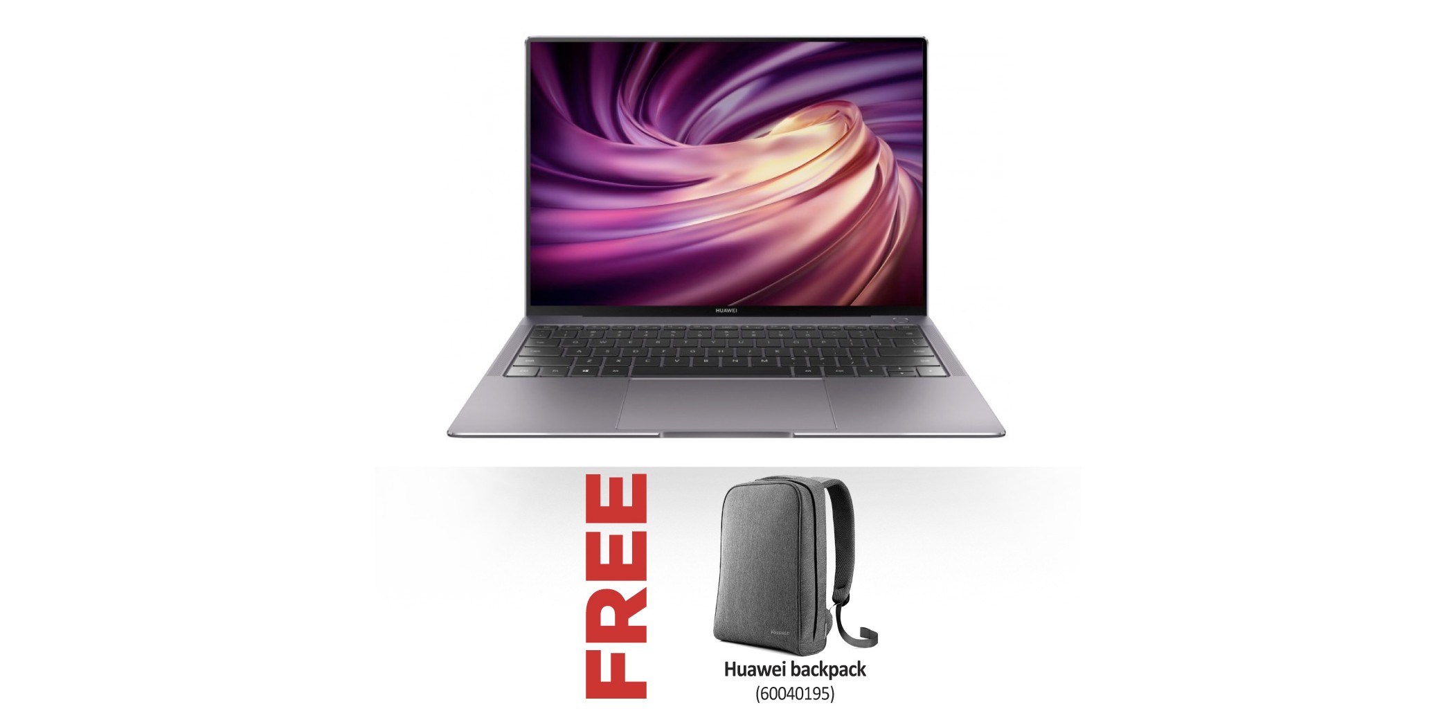 HUAWEI MateBook X Pro 13.9'' Pro Space Grey & Free Huawei Backpack
