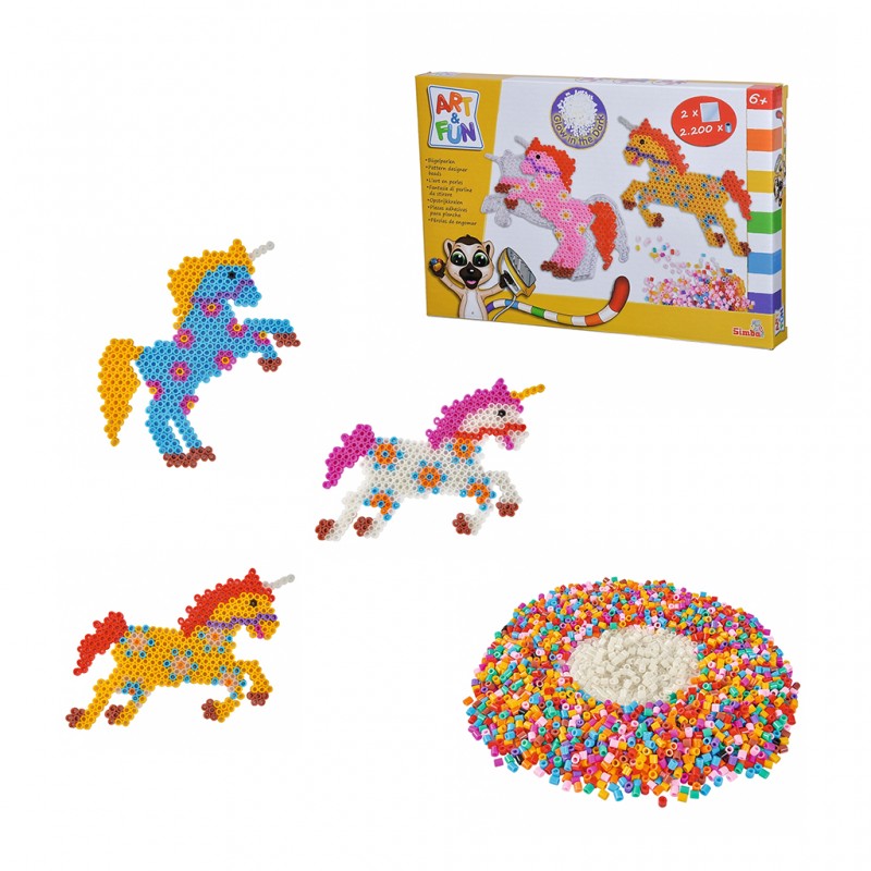 Simba Art & Fun Ironing Beads Unicorn 106374019 Simba Art & Fun Ironing Beads Unicorn 106374019