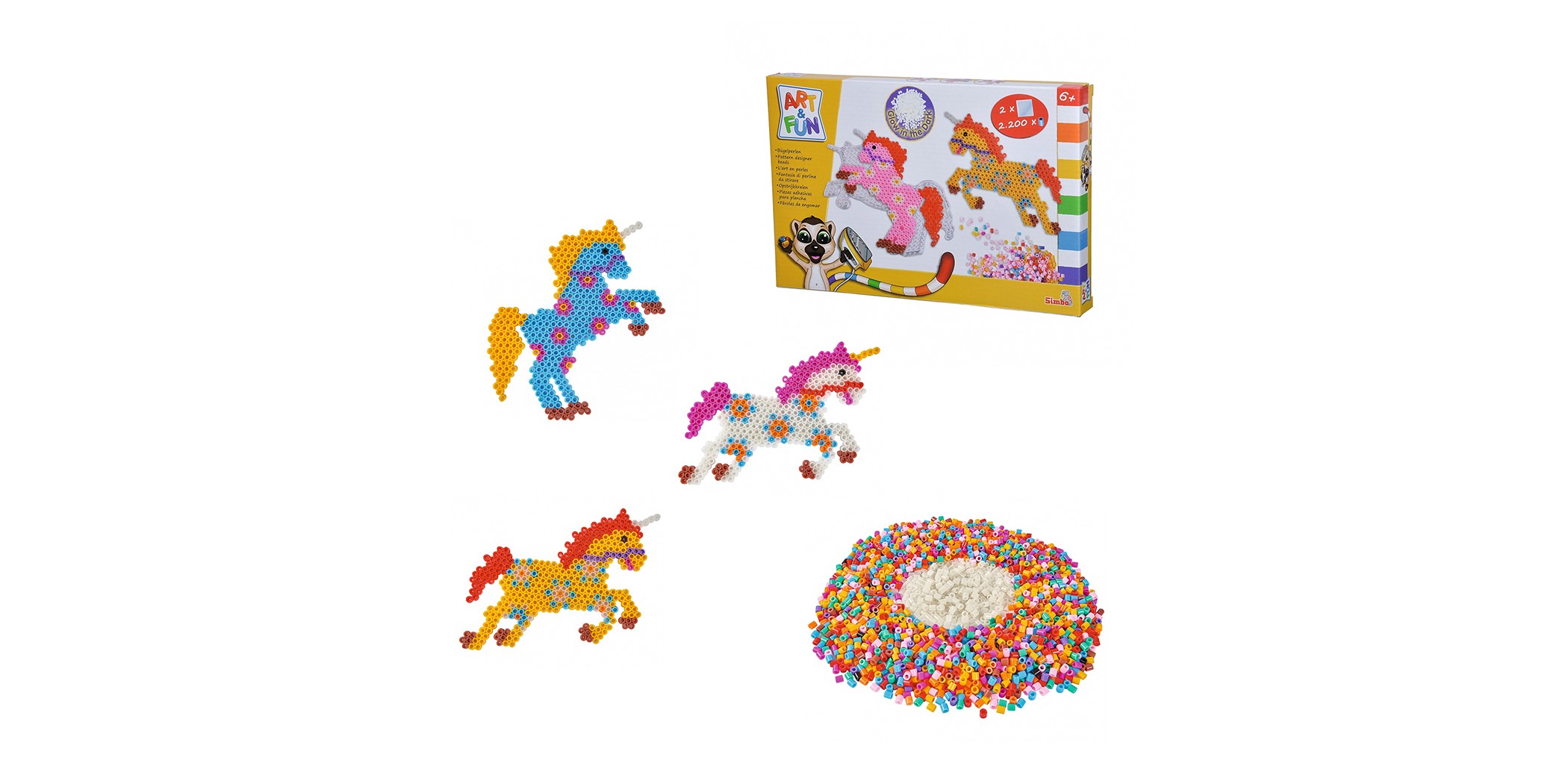 Simba Art & Fun Ironing Beads Unicorn 106374019