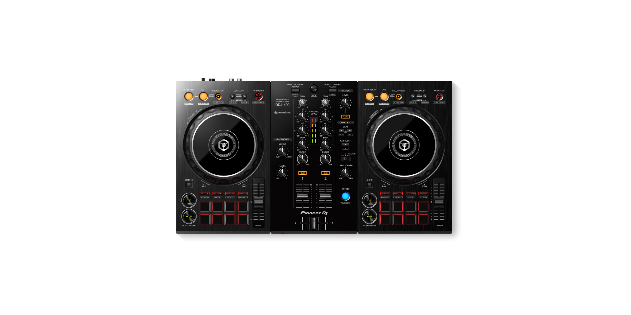 Pioneer DDJ-400 2-channel DJ Controller For Rekord