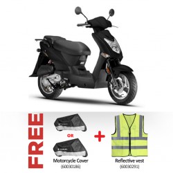 Kymco Agility 50 Black Scooter & Free Motorcycle Cover + Reflective vest