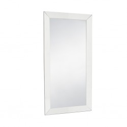 Floor Mirror W/Stand MDF Silver Finish L180xW90 cm JC-MN224