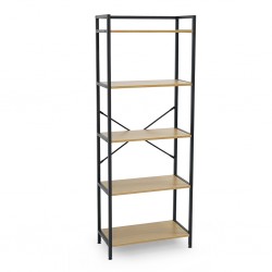 Ginevra Shelving Unit 5 Tiers Particle Board&Metal