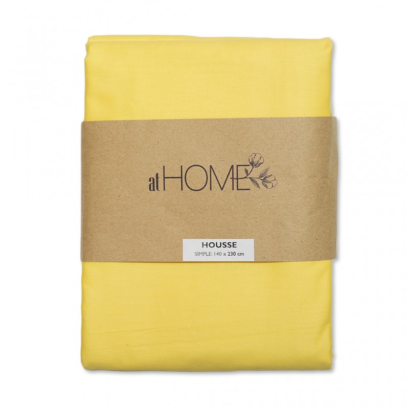 Fitted Sheet 110x190+20 cm Bright Yellow
