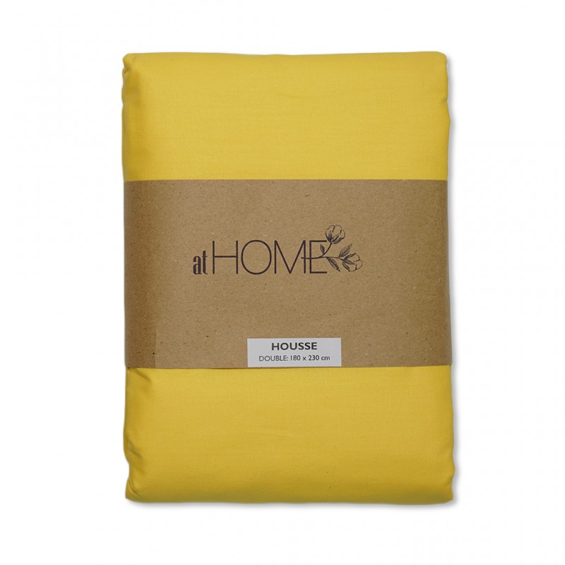 Fitted Sheet 140x190+20 cm Bright Yellow Fitted Sheet 140x190+20 cm Bright Yellow