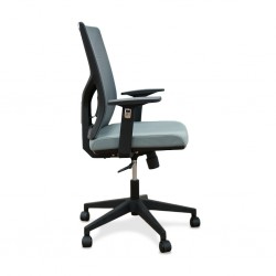 Nia Low Back Office Chair Grey Color