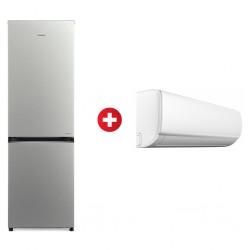 Hitachi R-B410PRU6-BSL Refrigerator + Comfee COMAF-12CRDN1 Air Conditioner