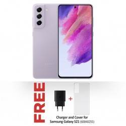 Samsung Galaxy S21 FE Violet & Free Charger and Cover for Samsung Galaxy S21